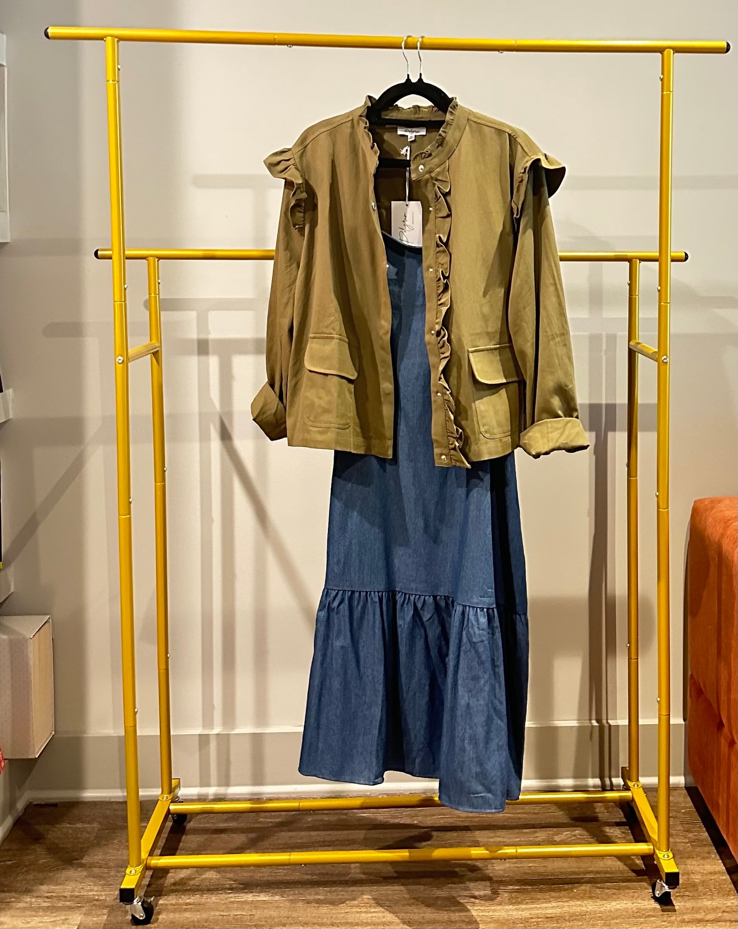 Olive Oil | Ruffle Jacket - Plus