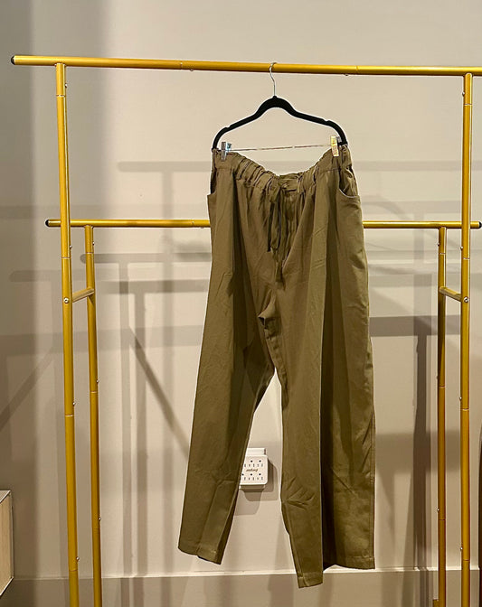 Olive Oil | Drawstring Pant - Plus