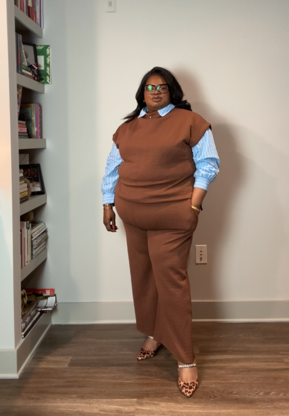 Mocha Muse | Soft Cable Two-Piece Set - Plus